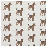 Airedale Terrier Hund Cartoon Illustration