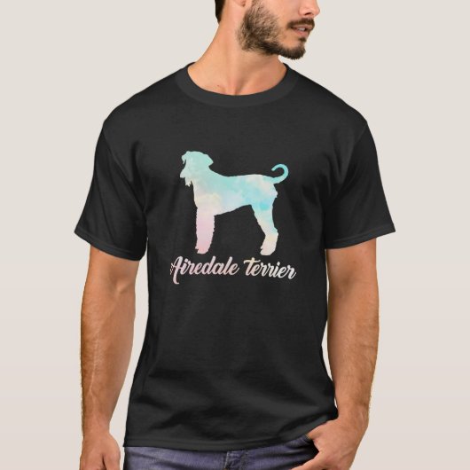 Airedale Terrier Hund Evolution Retro Vintag T-Shirt (Vorderseite)