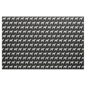 Airedale Terrier Hund Silhouette Haustier Stoff (Fat Quarter (45,7 x 55,9 cm))