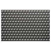 Airedale Terrier Hund Silhouette Haustier Stoff (Fat Quarter (45,7 x 55,9 cm))