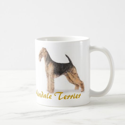 Airedale Terrier, Hundeliebhaber reichlich! Kaffeetasse (Rechts)