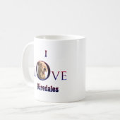 Airedale Terrier I Liebe Kaffeetasse (Vorderseite Links)