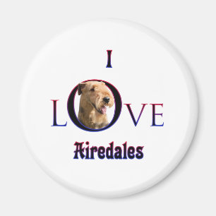 Airedale Terrier I Liebe Magnet