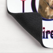 Airedale Terrier I Liebe Mousepad (Ecke)
