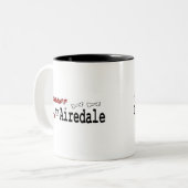 Airedale Terrier (I Liebe) Tasse (Vorderseite Links)