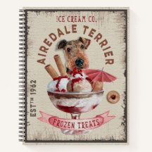 Airedale Terrier Ice-Creme Funny Frozen Leckereien
