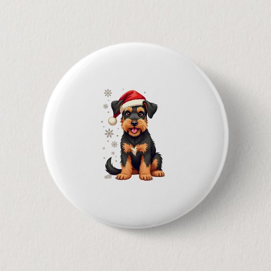 Airedale Terrier im Tessin Button (Vorderseite)