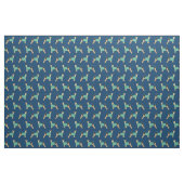 Airedale Terrier in der Skrupel Marine Stoff (Fat Quarter (45,7 x 55,9 cm))