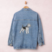Airedale Terrier Jeansjacke (Hangar)