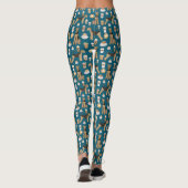 Airedale Terrier-Kaffeepapier-Leggings Leggings (Rückseite)
