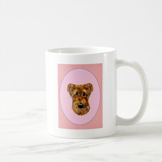 AIREDALE TERRIER KAFFEETASSE (Rechts)