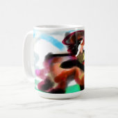 Airedale-Terrier Kaffeetasse (Vorderseite Links)