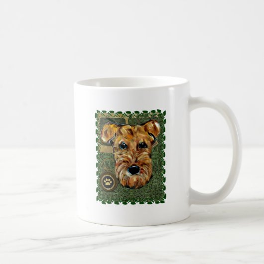 AIREDALE TERRIER KAFFEETASSE (Rechts)