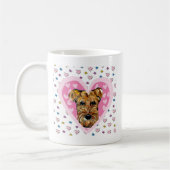 AIREDALE TERRIER KAFFEETASSE (Links)
