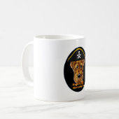 AIREDALE TERRIER KAFFEETASSE (Vorderseite Links)