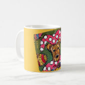 AIREDALE TERRIER KAFFEETASSE (Vorderseite Links)