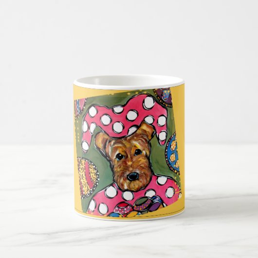 AIREDALE TERRIER KAFFEETASSE (Mittel)