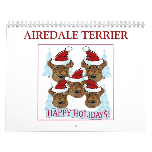 AIREDALE TERRIER KALENDER (Titelbild)