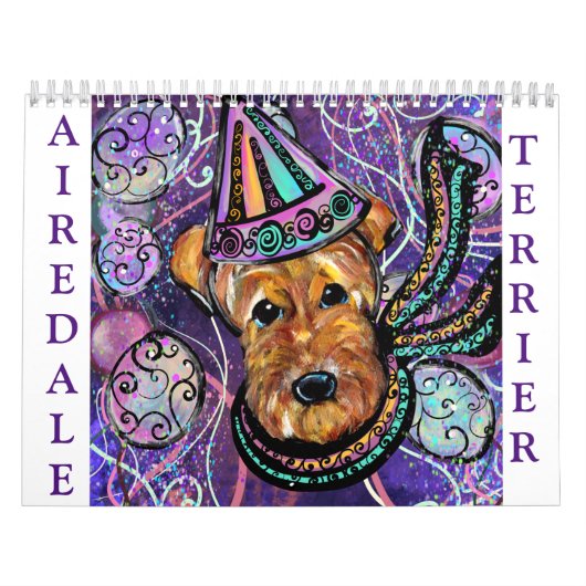 AIREDALE TERRIER KALENDER (Titelbild)