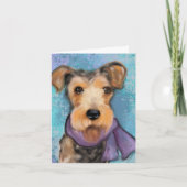 Airedale Terrier Karte (Vorderseite)