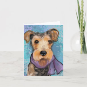 Airedale Terrier Karte