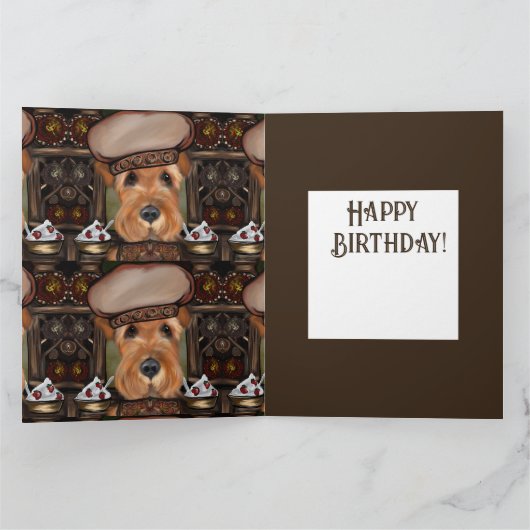 AIREDALE TERRIER KARTE (Innenseite)