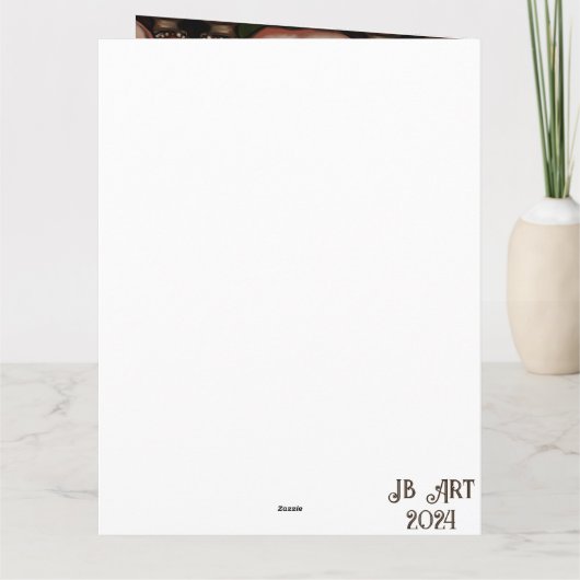 AIREDALE TERRIER KARTE (Rückseite)