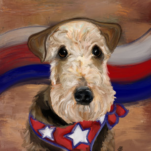 AIREDALE TERRIER KARTE