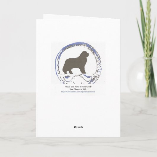 Airedale-Terrier Karte (Rückseite)