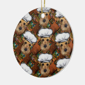 Airedale Terrier Keramik Ornament (Links)