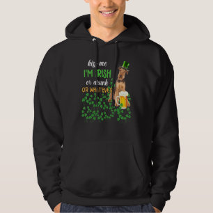 Airedale Terrier Kiss Me Ich bin irisch oder Betru Hoodie
