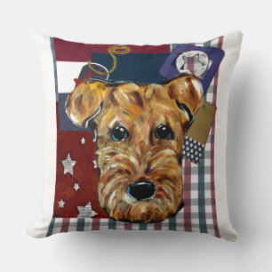 AIREDALE TERRIER KISSEN