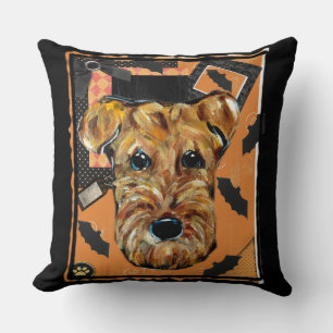 Airedale-Terrier Kissen
