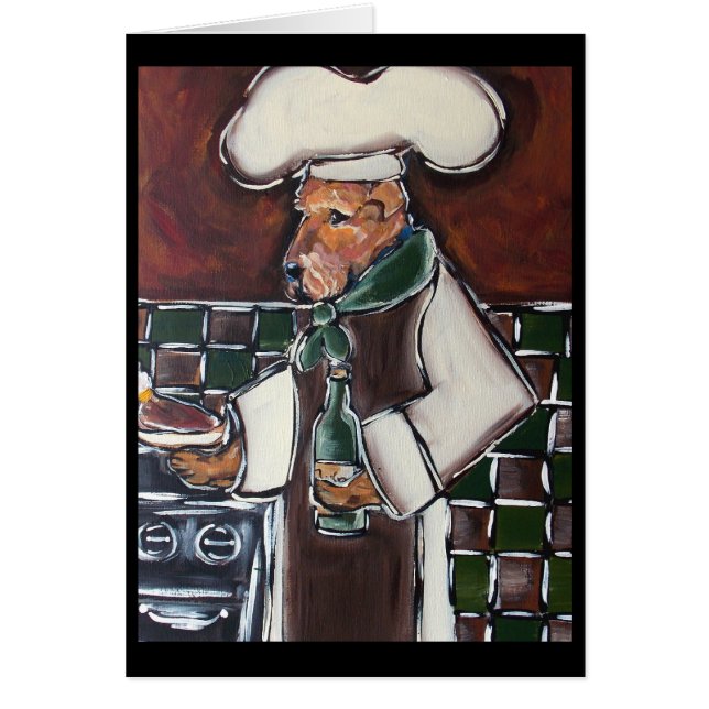 AIREDALE TERRIER KOCH (Vorne)