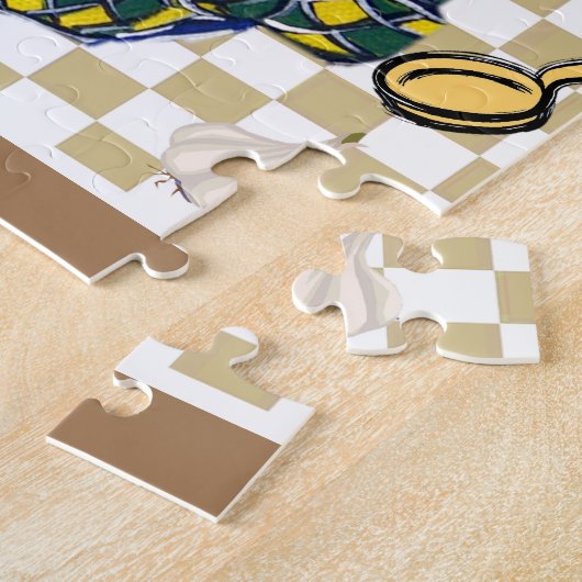 Airedale Terrier Koch Puzzle (Seite)