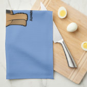 airedale Terrier Küchentuch (Viertel Falte)