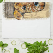 AIREDALE TERRIER KÜCHENTUCH (Gefaltet)