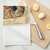 AIREDALE TERRIER KÜCHENTUCH (Viertel Falte)