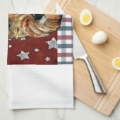 AIREDALE TERRIER KÜCHENTUCH (Viertel Falte)