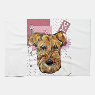AIREDALE TERRIER KÜCHENTUCH
