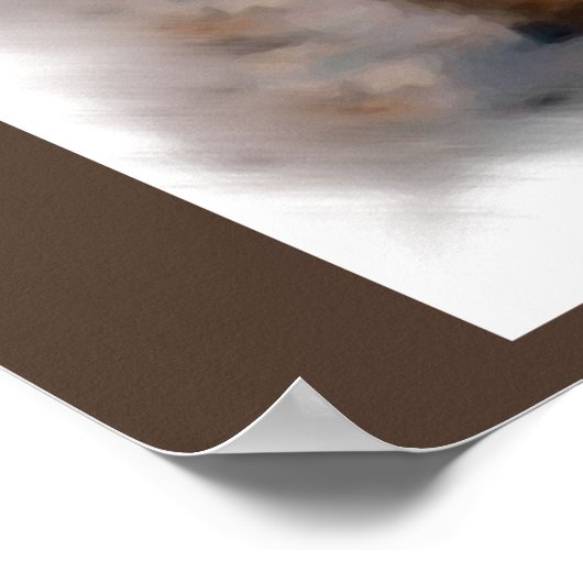 Airedale Terrier Kunst, Dichtung und Musik Poster (Ecke)