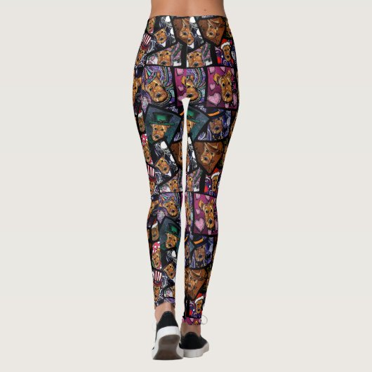 AIREDALE TERRIER LEGGINGS (Rückseite)