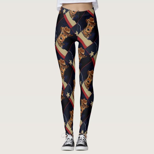 AIREDALE TERRIER LEGGINGS (Vorderseite)