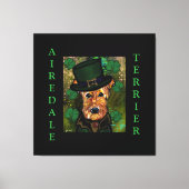 AIREDALE TERRIER LEINWANDDRUCK (Vorderseite)