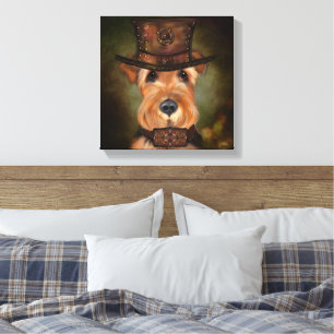Airedale Terrier Leinwanddruck