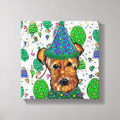 AIREDALE TERRIER LEINWANDDRUCK (Vorderseite)