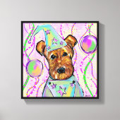 AIREDALE TERRIER LEINWANDDRUCK (Vorderseite)