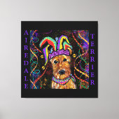 AIREDALE TERRIER LEINWANDDRUCK (Vorderseite)