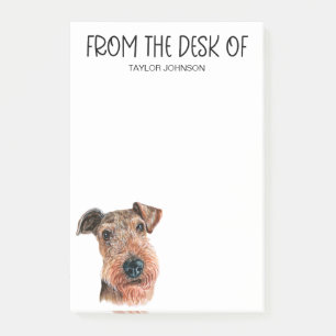 Airedale Terrier Liebhaber Post-it Klebezettel