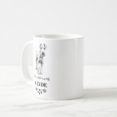 Airedale Terrier Life ist besser Custom Dog Name Kaffeetasse (Vorderseite Links)